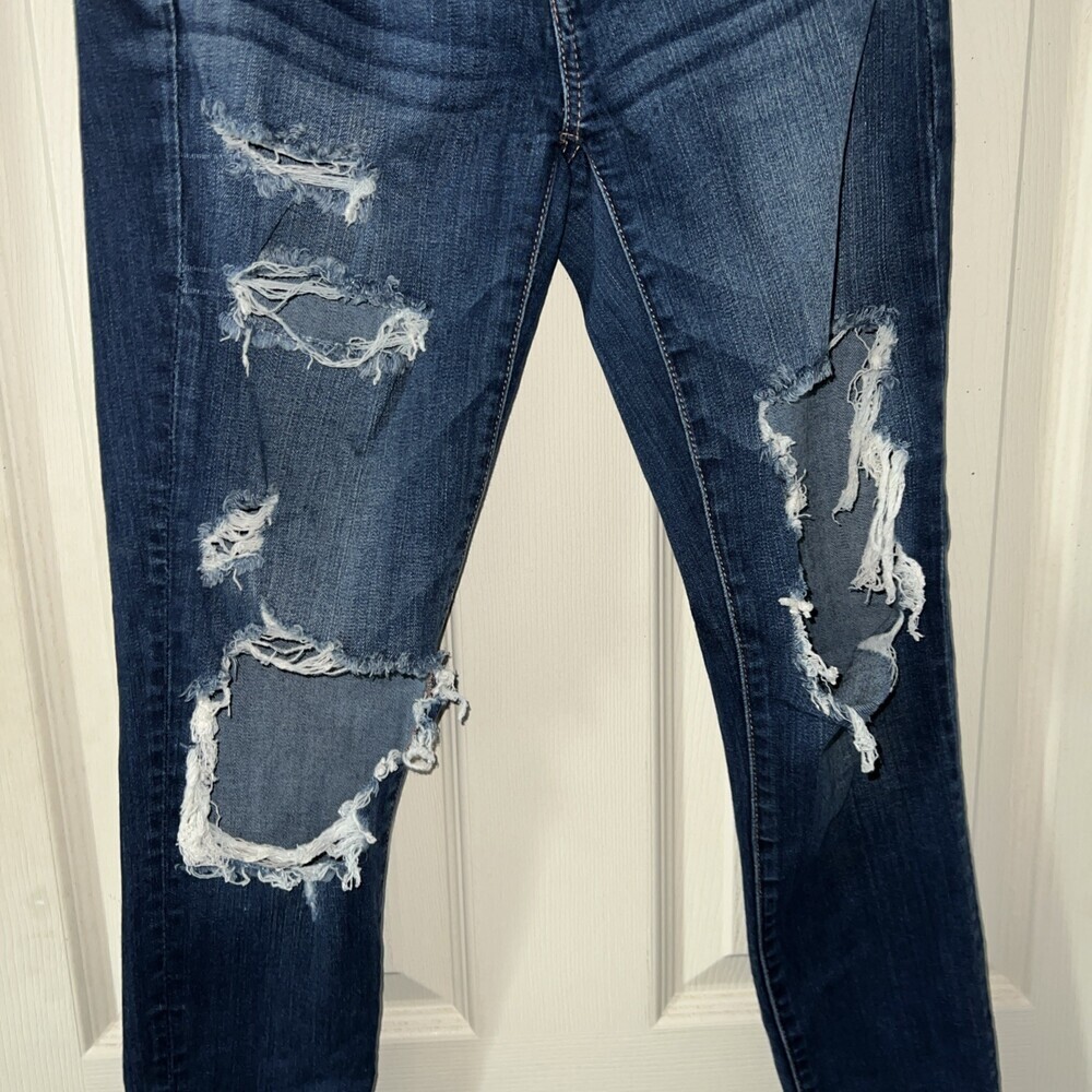 American Eagle AE Super Stretch X Size 4 Length 28 Ripped Jeggings